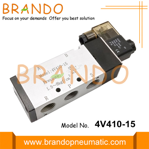 4v410-15 wewnętrznie pilotowany pneumatyczny elektrozawórowy zawór powietrza AC110V