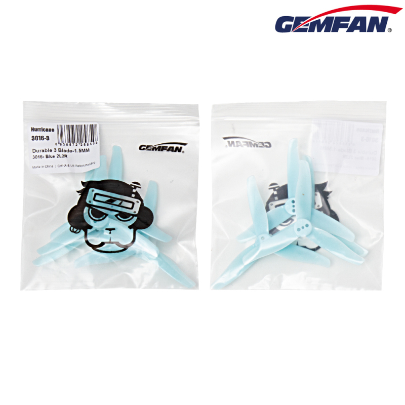 GEMFAN 3016 Hurricane 3 Blade FPV Drone Propellers