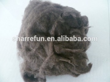 yak wool fiber supplier, dehaired yak wool brown,yak wool white 19.0mic 26mm