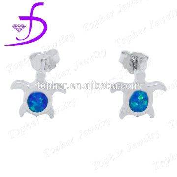 2016 New Product Handsome K5 opal earrings turtle shaped opal earrings
