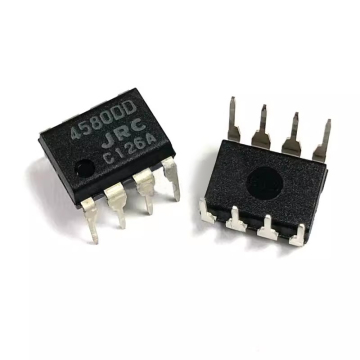 New JRC4580 Dual Operational Amplifier IC Chip - DIP Package