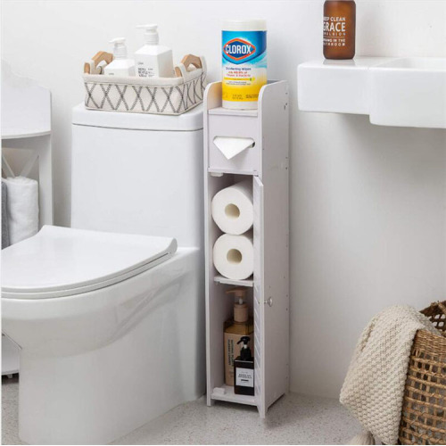 Waterproof Toilet Organizer With Drawers Shelf