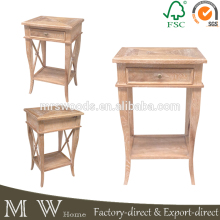 french country wood end table, antique french oak wood end table, wood end table