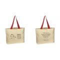 Tote canvas bag design with printing pattern