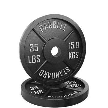 High Quality Black Cast Iron Barbell Weight Plates