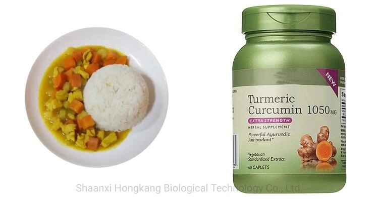 Free Samples Herbal Extract Turmeric Root Powder 95%/98% Curcumin for Food Additives