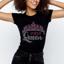 Bling Stones Motif Birthday Queen Rhinestone Transfer Designs