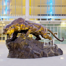 Hot Sale life size Bronze Panther Statue Sculpture