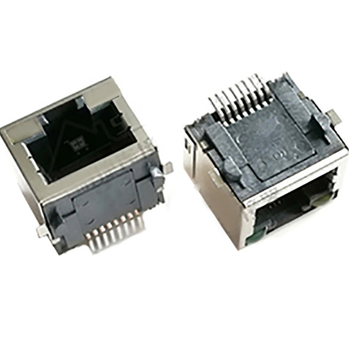 シールド付き8P8CRJ45PCBモジュラージャック