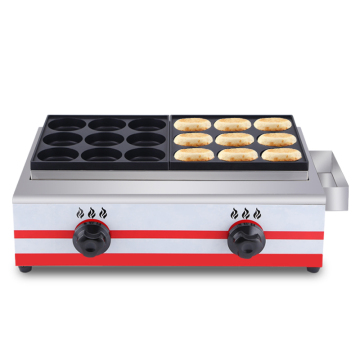 Chinese Egg Hamburger Baking Machine - 80MM Size Pancake Making Equipment