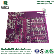 4 Layers PCB Multilayer PCB ENIG Purple Ink FR4 Tg135 PCB
