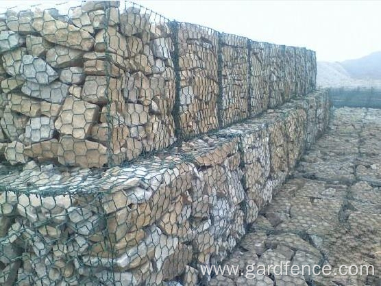 Hexagonal Stone Gabion Basket Mesh