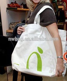 Top Quality Reusable Printing Cotton Carrier Shopper Tote Bag/ Eco Shopper Cotton Bag