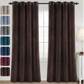 Antique Thick Velvet Curtain