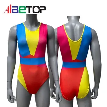 Wholesale Custom Girls Multicolor Gymnastic Leotards