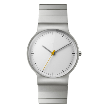 Ultrathin Quartz Watch Slim Silver Watch Unisex