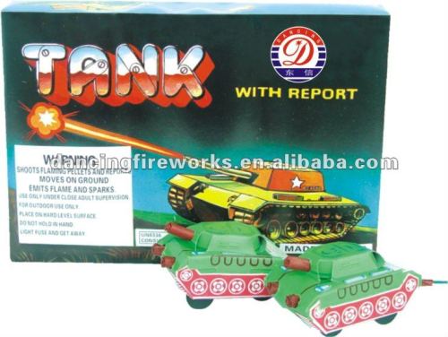 TANK W/REPORT TOYS FIREWORKS