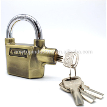 Smart Security Alarm Padlock/Siren Alarm security Padlock/110db siren Alarm padlock