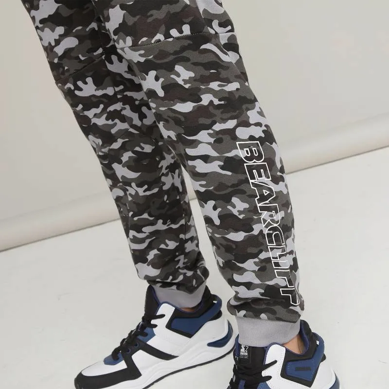 Casual Camo Printed  Slim Fit Pants