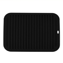 Wavy Silicone Drain Mat: Kitchen Drying Board, Non-Slip & Anti-Hot Pan