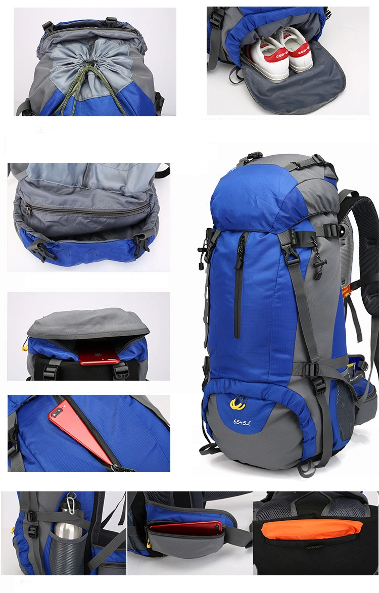 Explosive Outdoor Sports Backpack Travel Backpack Mountaineering Bag 70L/50L Gym Bag