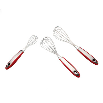 Stainless Steel Balloon Egg Whisk With Non-slip Handle