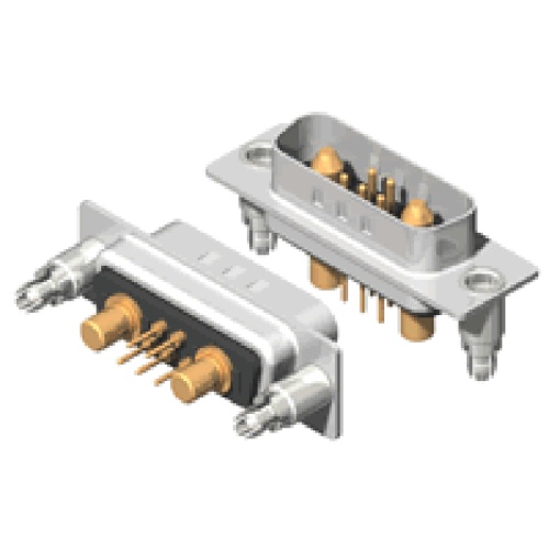 High Current D-SUB 7W2 Connector Male Solder DIP