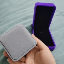 Sustainable Velvet Ring Boxes for Business - High Quality Private Label Jewelry Organizing Boxes