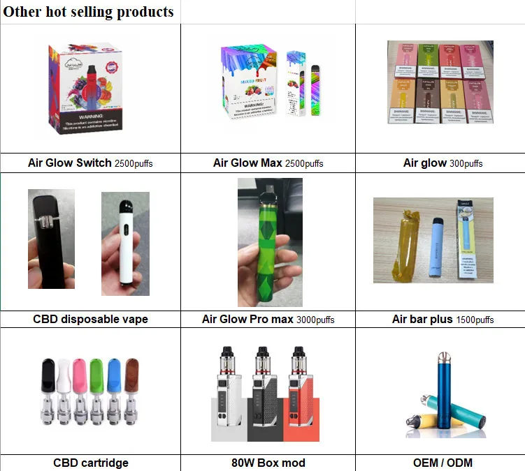 High Quanlity 1500 Puffs 850 mAh 5ml Big Capacity Disposable E Cigarette