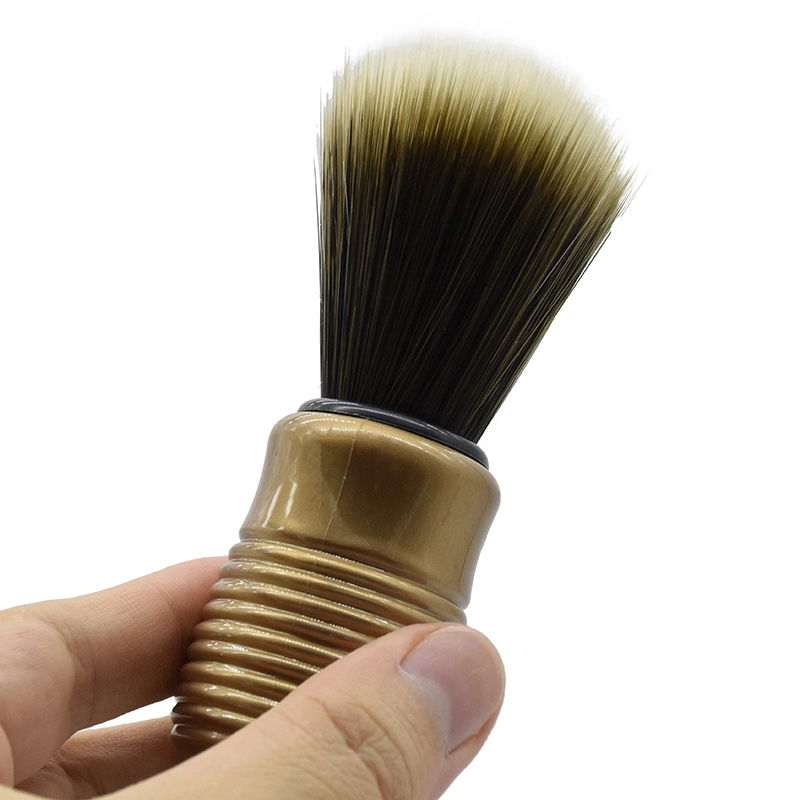 Fancy Style Plastic Handle Badger Hair Beard Shaving Brush for Best Men Father Gift Mustache Barber Tool Facial Salon