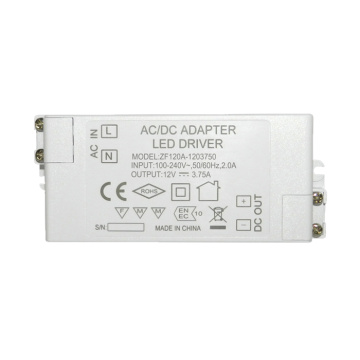 45W 12 Volt LED Driver Transformer untuk lampu