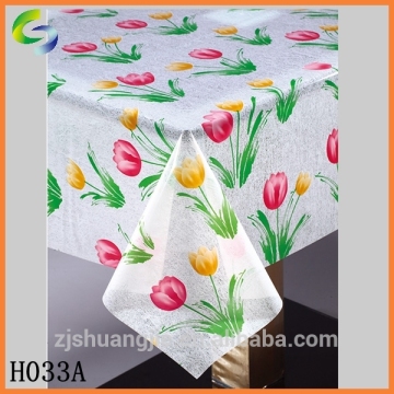 Plastic transparent tablecloth,pvc tablecloth