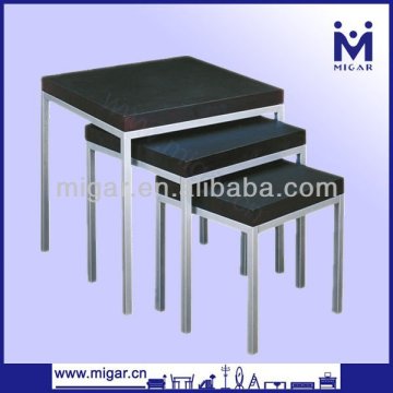 Household steel wooden nest table MGT-5149