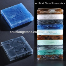 Artificial Onyx Glass stone big slab,man made glass ony tile