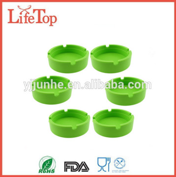 Private Label Round Design Silicone Material Ashtray Cigar Ashtray