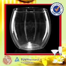 150ml Clear Crystal Globe Glass Goblet Candle Holder