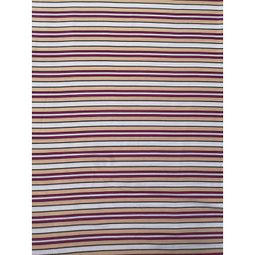 Tissu pour impression à jet d&#39;air Stripe Rayon Challis 30S