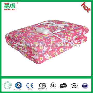 safe thermostat electric heated blanket printed