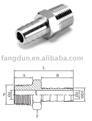 male to hose connector,hose connector ,hose tail