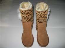 The female boots fur design