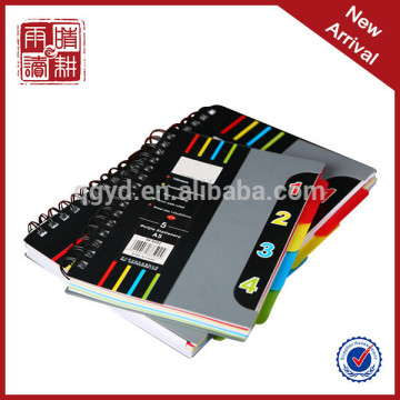 recycled PP material cover 5 subject notebook