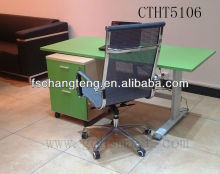 Electric height adjustable office table without beams & without moving limit time