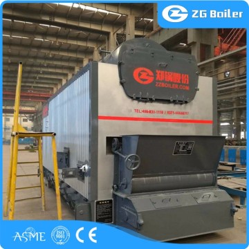 DZL 10t 1.25MPa Coal Fired Chain Grate 10 ton Coal Fired Steam Boiler