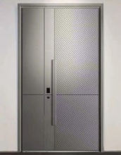 Durable Modern Security Door Aluminum Entrance Door