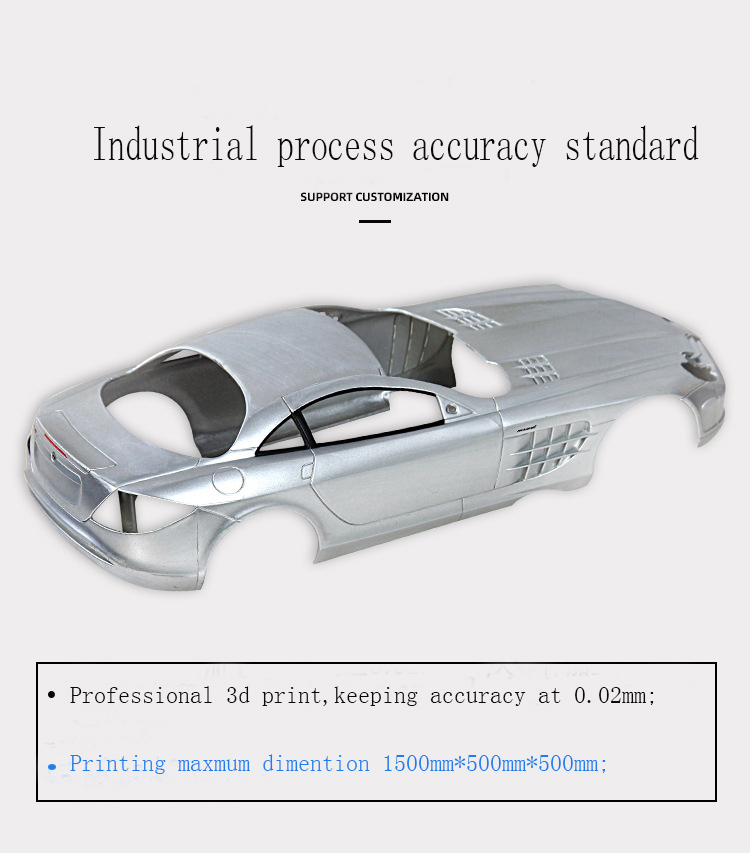 High precision CNC milling/3D printing plastic resin rapid prototype/high gloss 3d printing service