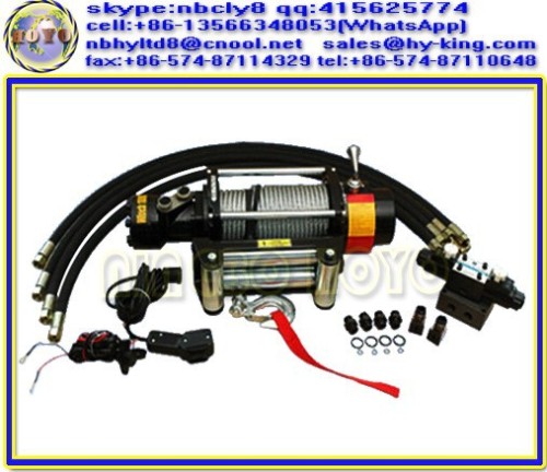 Hydraulic recovery winch , 10000 lb hydraulic truck winches , hydraulic winches for trucks