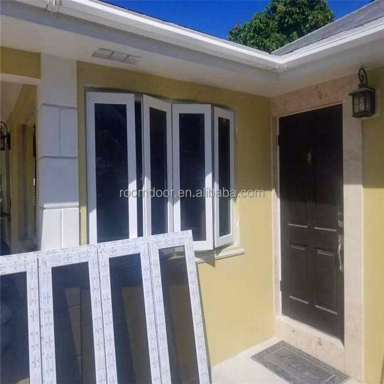 New Arrival Exterior Patio Customized Exterior Patio PVC Folding Door Vinyl Bifold Doors UPVC Doors