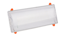 Recessed LED bulkhead emergency light