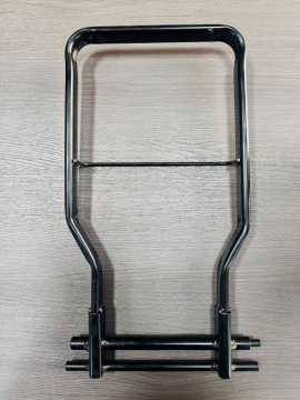 Auto rear center armrest skeleton structure