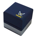 Custom jewelry packaging with stamping logo ring box